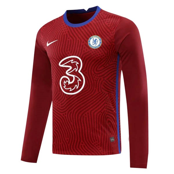 Thailandia Maglia Chelsea ML Portiere 20/21 Borgogna